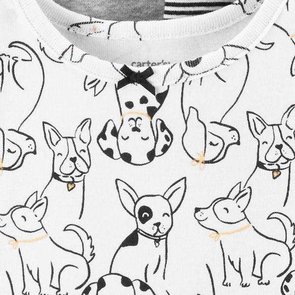 5 Pack Flutter Sleeve Baby Girl Diaper Shirts - Picture 7 of 8